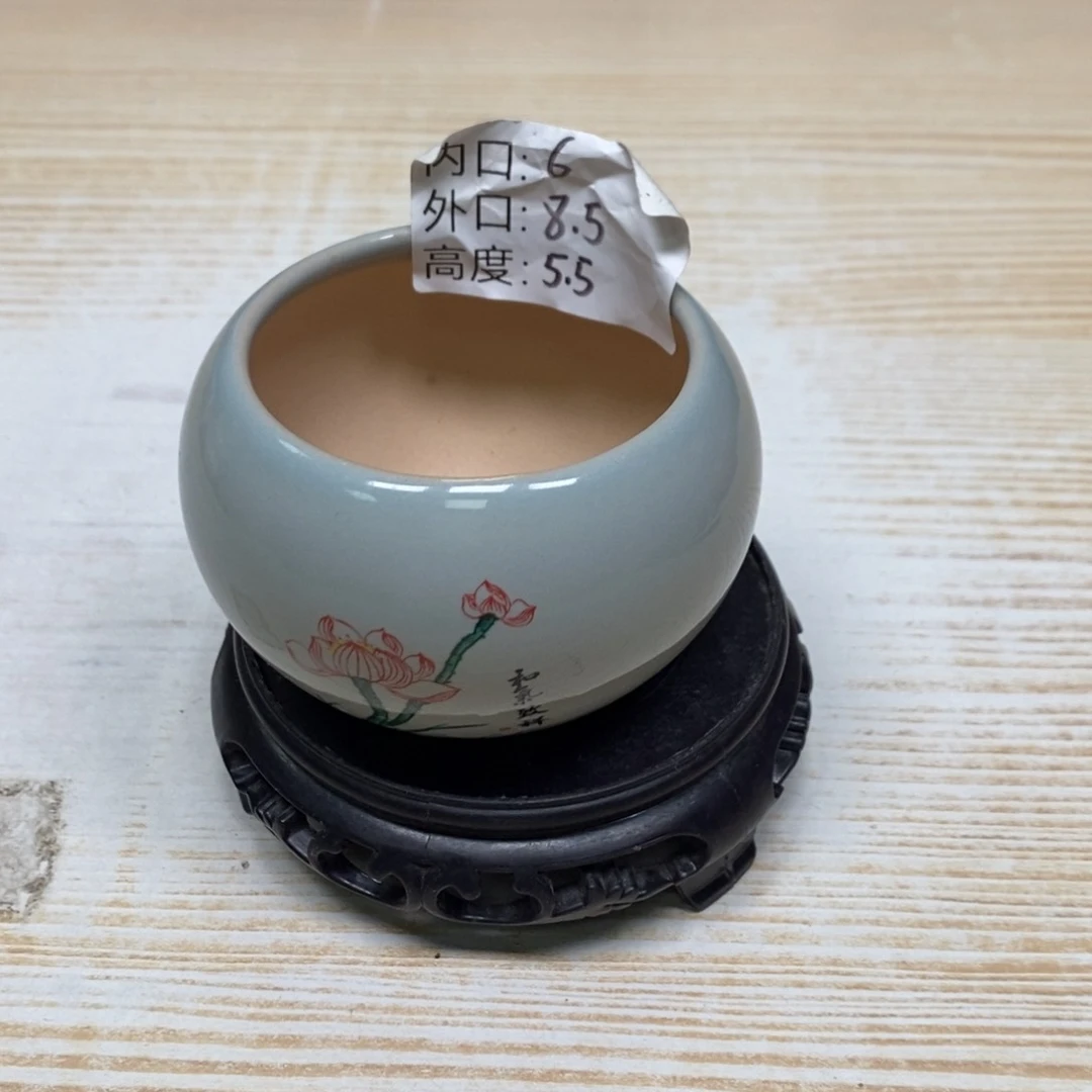 紫砂陶瓷花盆浮力