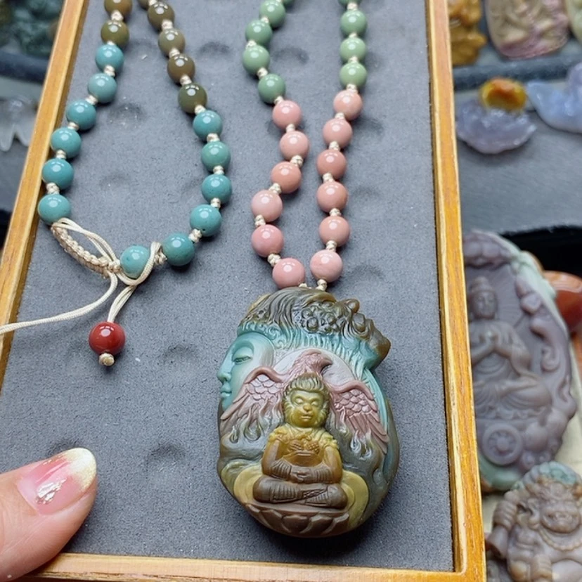 【闪购商品】定制石英质玉吊坠未镶嵌越***?