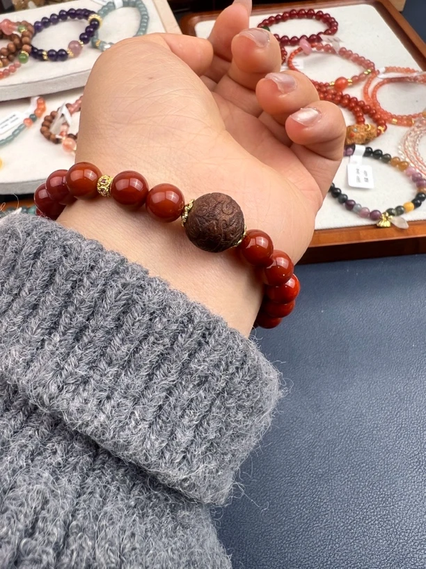 南红玛瑙8mm➕手串