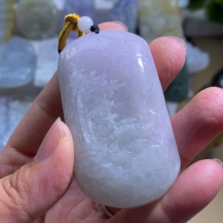 【闪购商品】颈饰未镶嵌翡翠山水