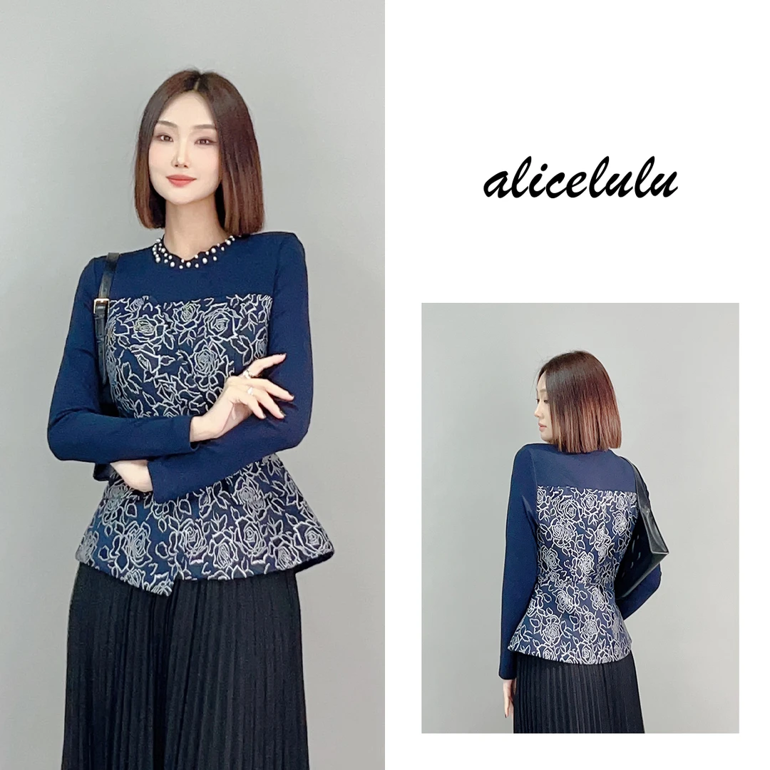 2alicelulu“玫瑰诗人”衬衫 别致设计 S2141549A