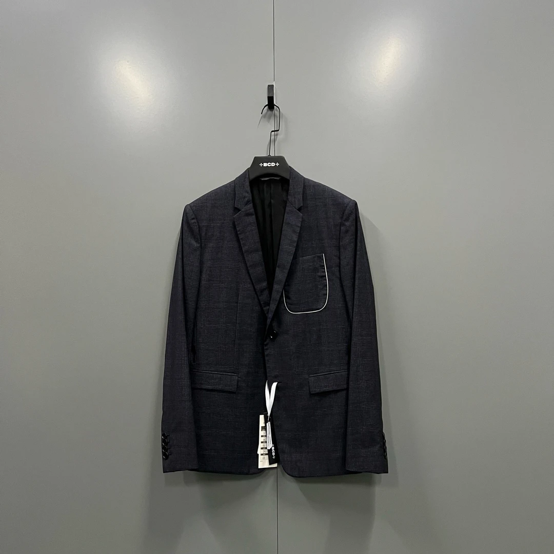 99新 DIOR/迪奥 （bb1）格纹西服 50码/98新
