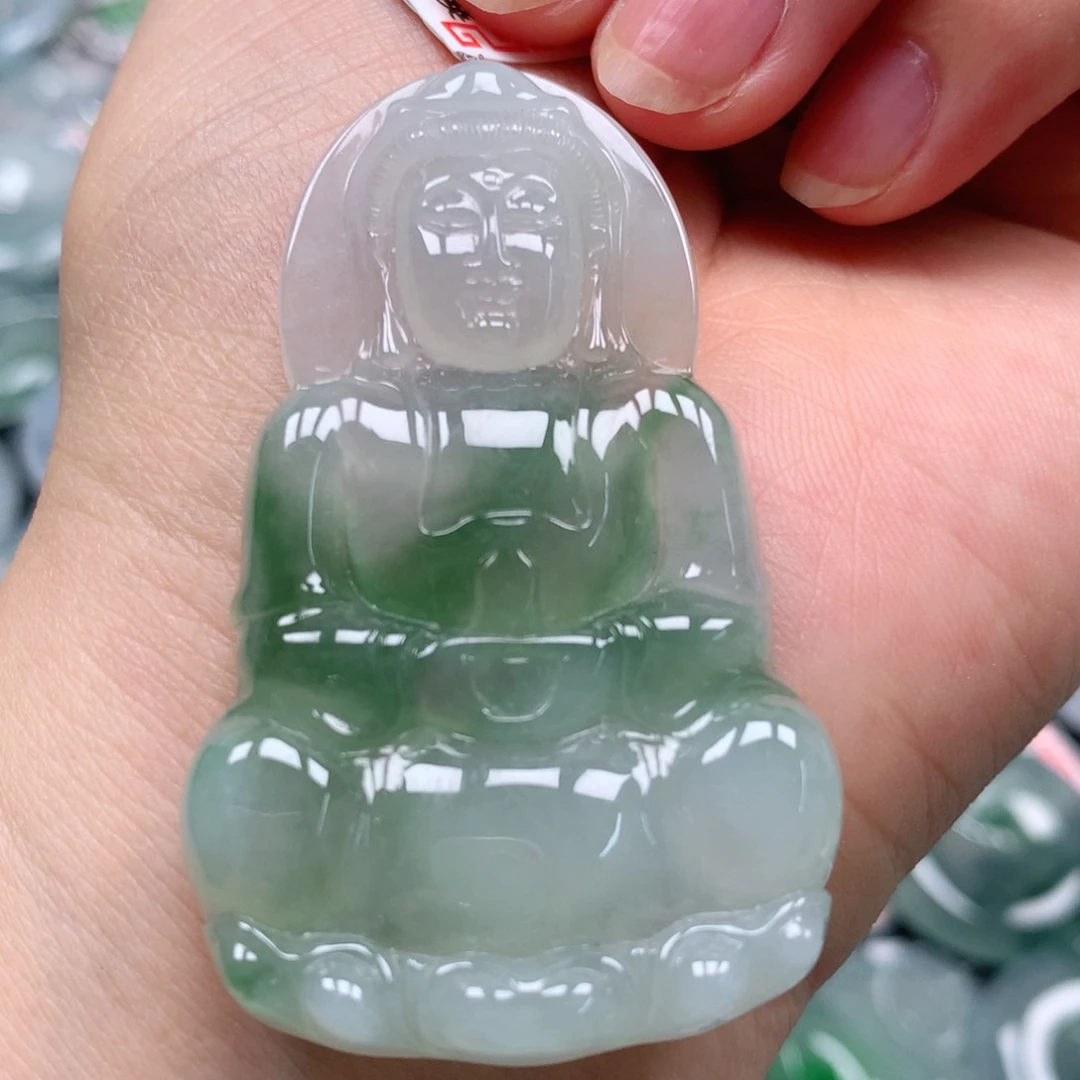 翡翠未镶嵌颈饰天然翡翠