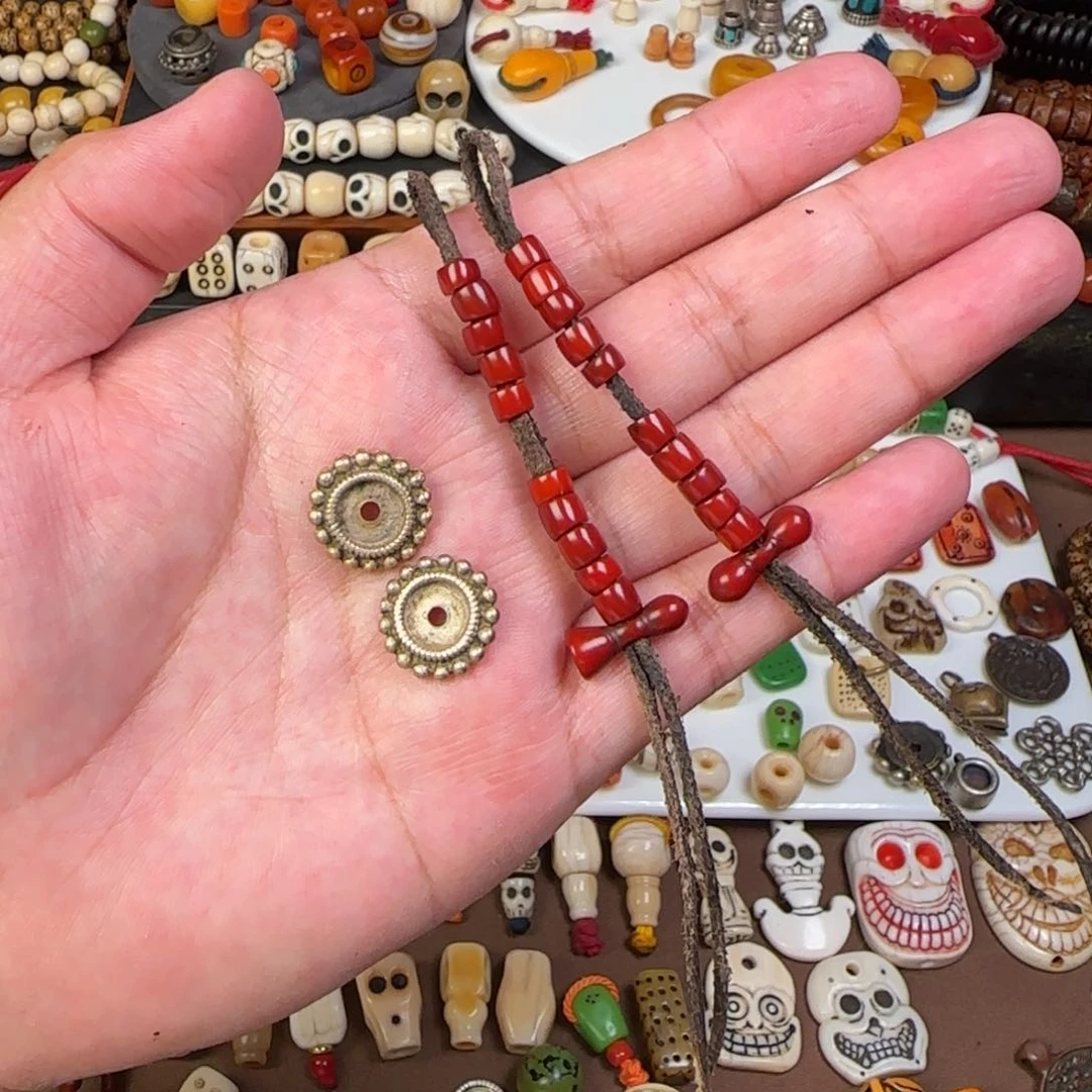 华****”念珠配饰计数器卡子