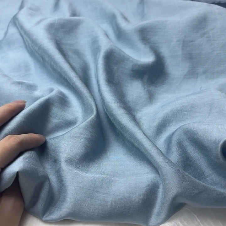 混纺棉浅蓝色人鱼姬2米