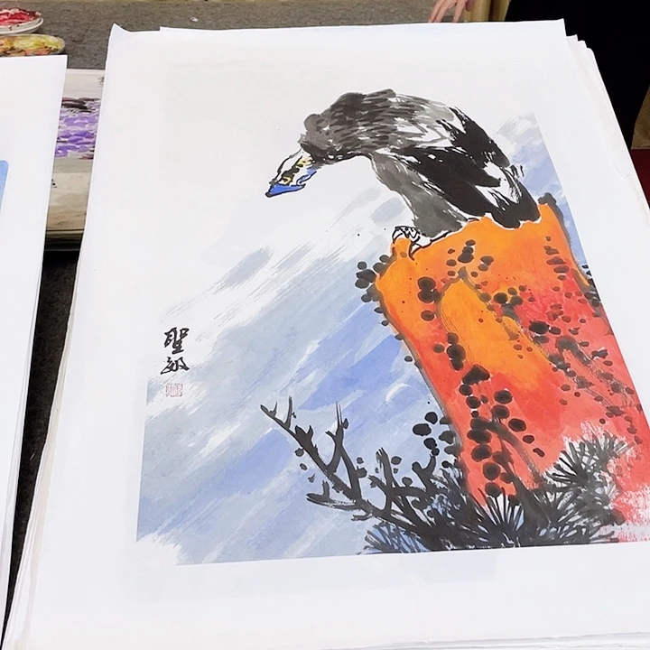 国画张圣敏先生纯手绘作品