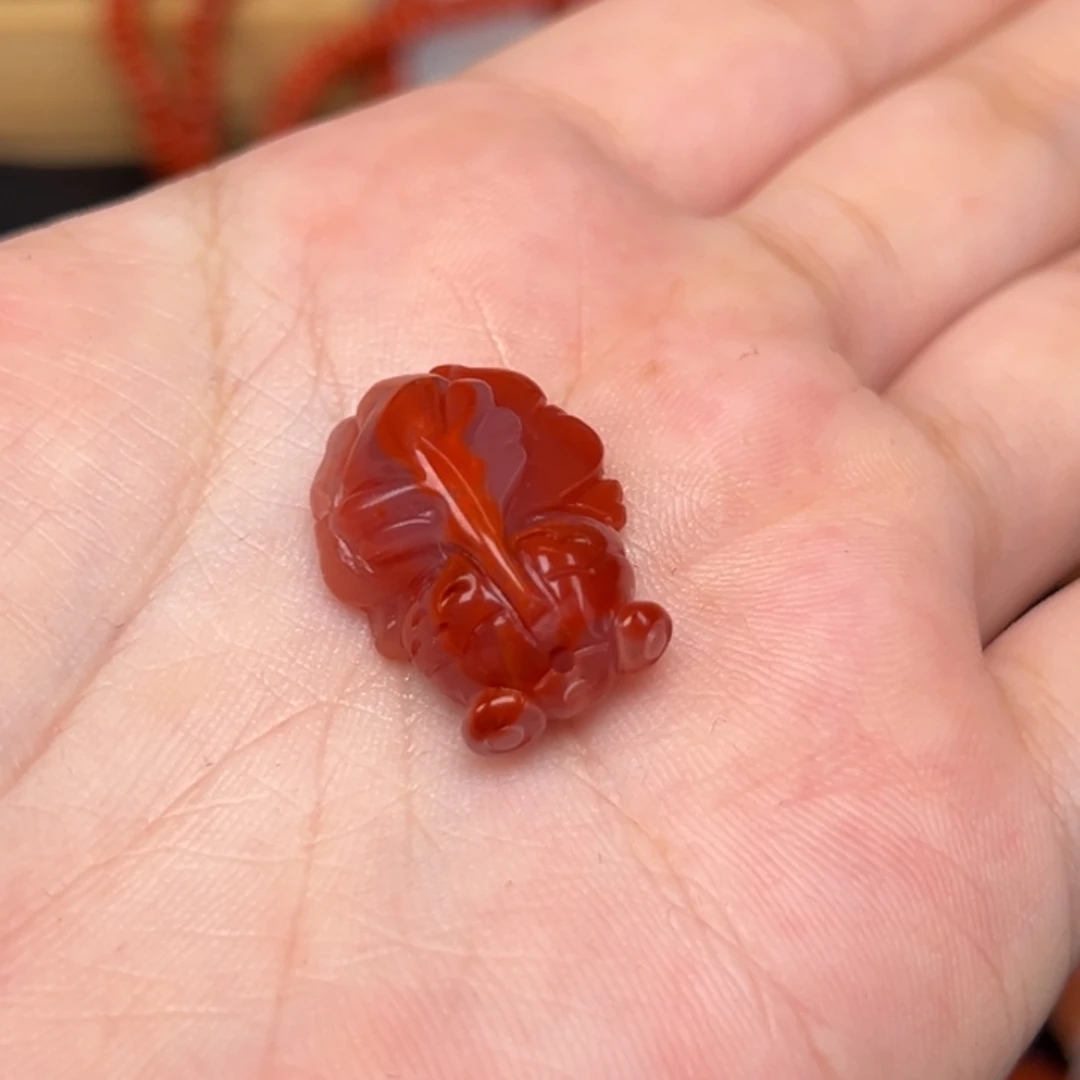 吊坠(不含链)未镶嵌南红玛瑙