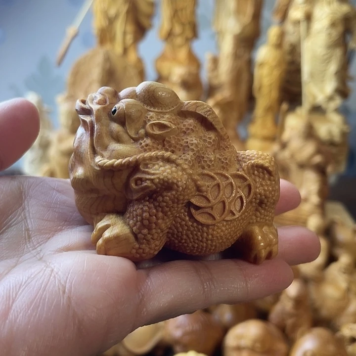 柏木（崖柏）崖柏三足金蟾