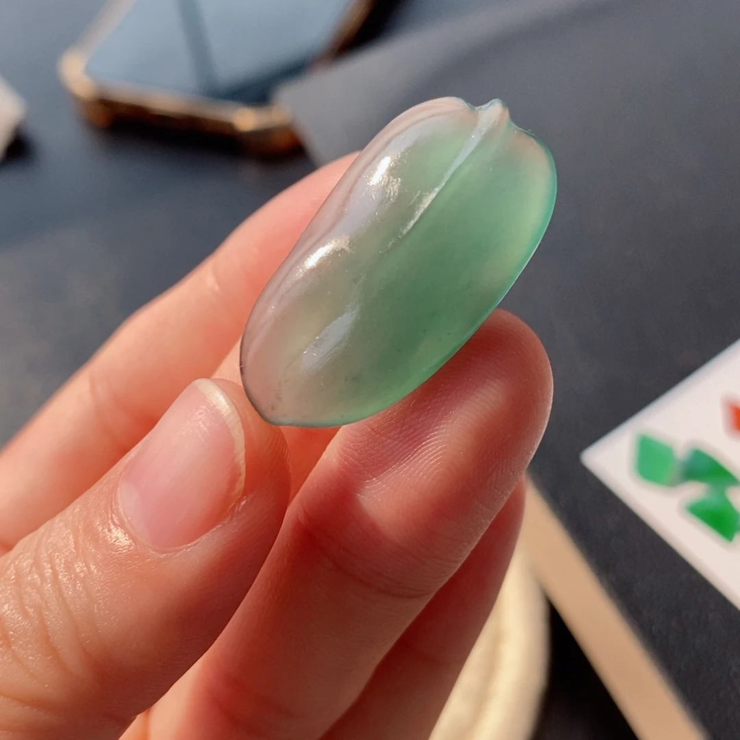 定制翡翠未镶嵌翡翠树叶