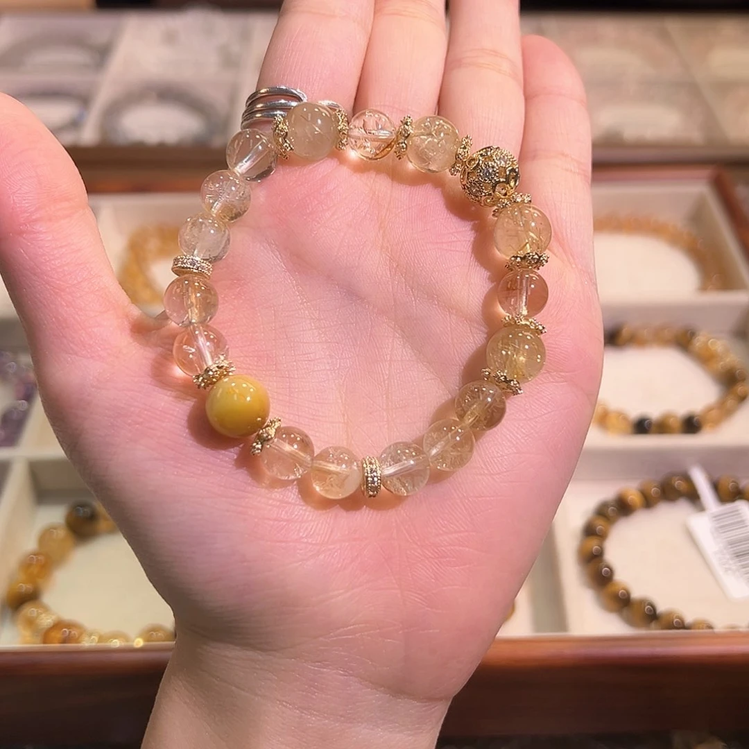 水晶手链未镶嵌小霸王