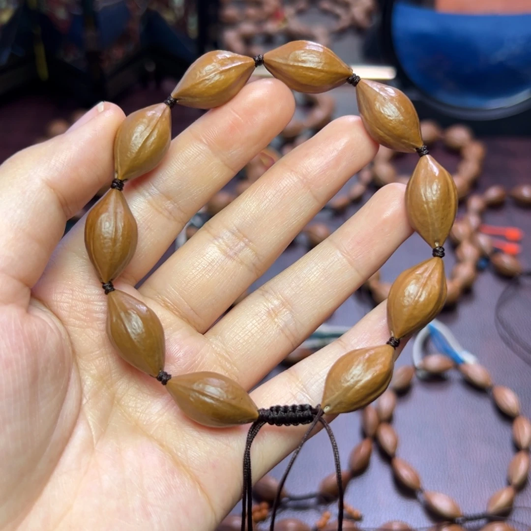 橄榄核手串/手链油 红皮 1.25 2.2左右