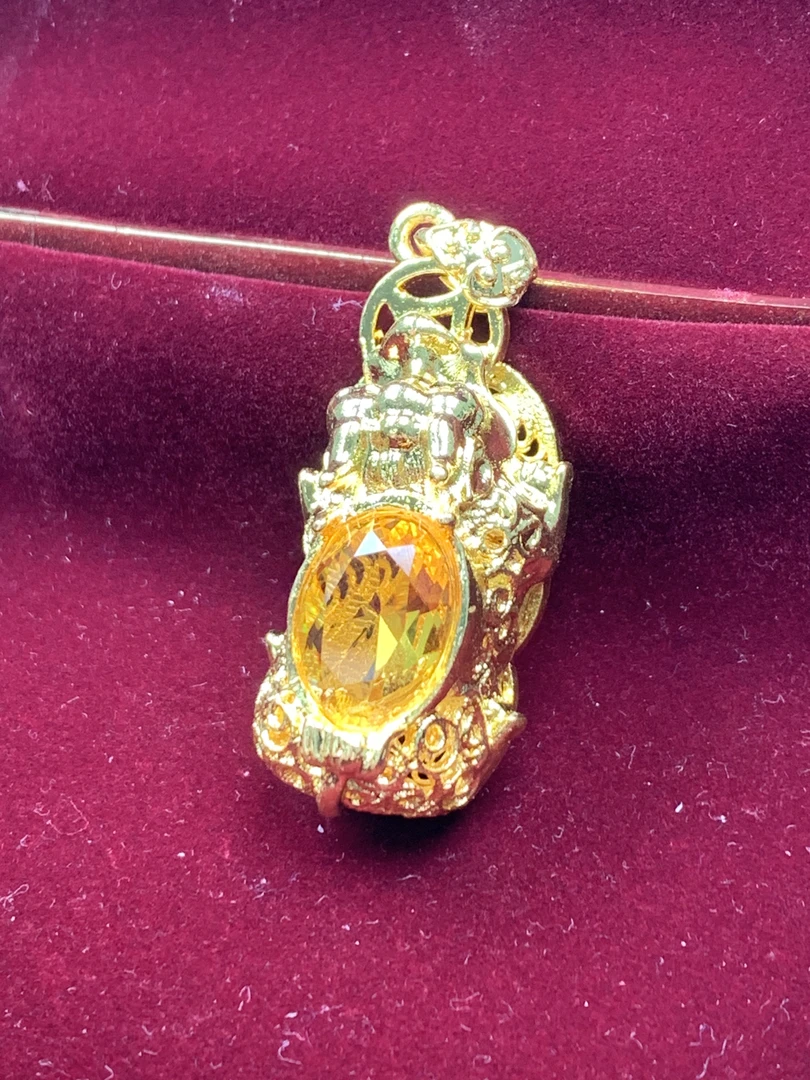 叶安高定-馆藏貔貅吊坠配链子礼盒-DZ0162