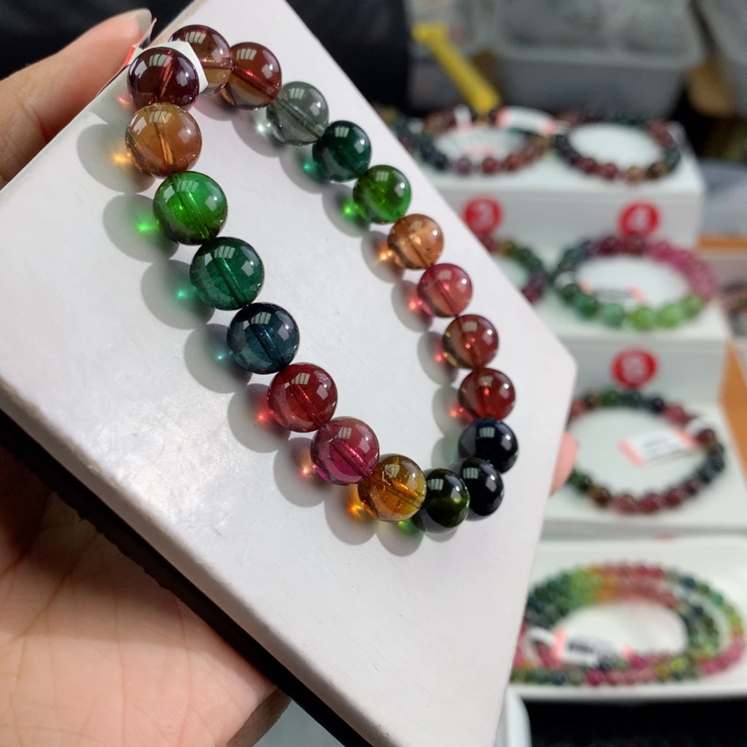 碧玺未镶嵌手链
