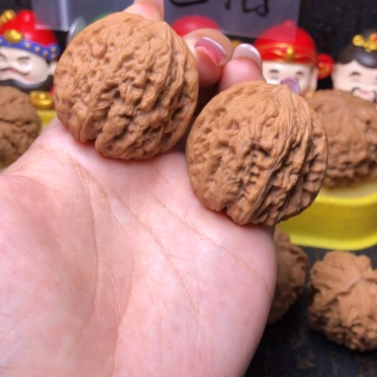 文玩核桃吊坠38平谷凹底