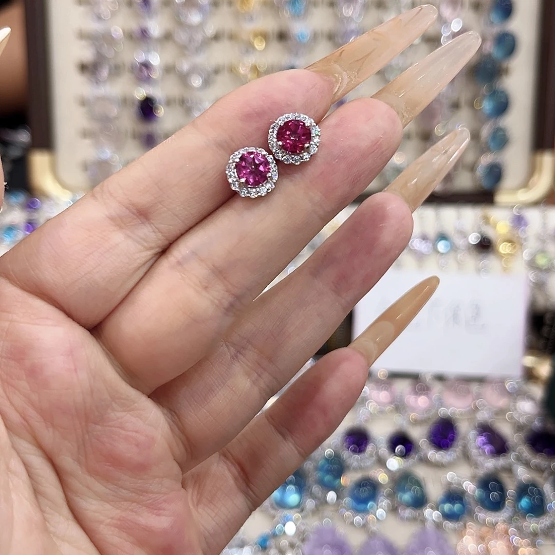 银S925镶嵌戒指烟晶