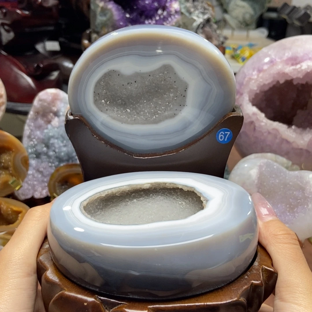 未镶嵌紫晶摆件水晶