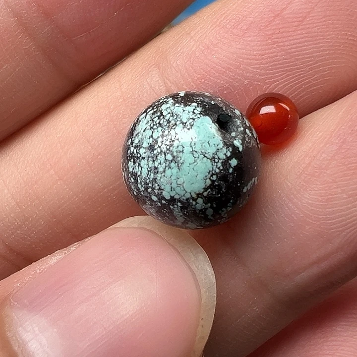 南红玛瑙未镶嵌配饰卡11.3微瑕