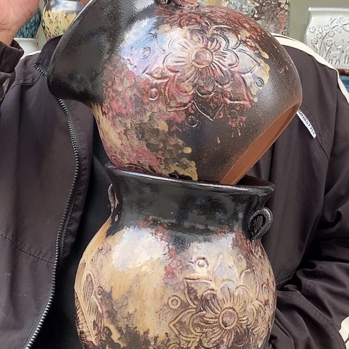 紫砂花盆口18高20福利