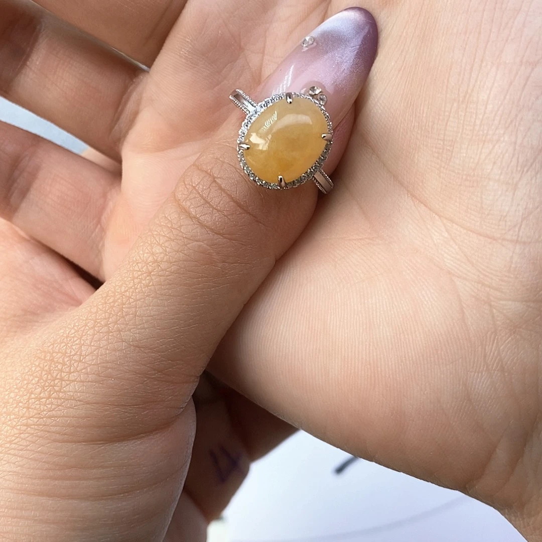 1***1翡翠未镶嵌戒指缅甸