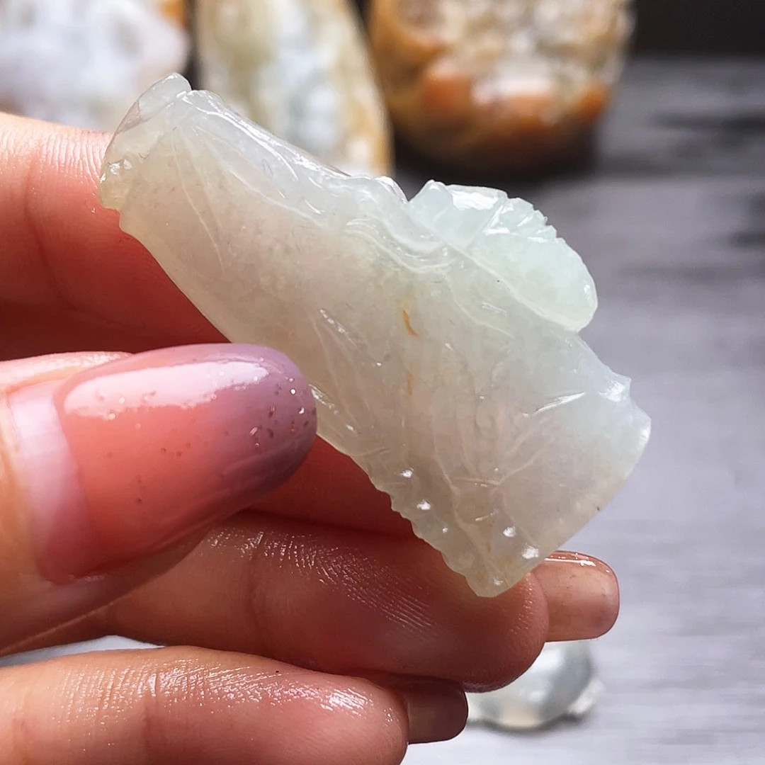 定制翡翠挂件未镶嵌天然