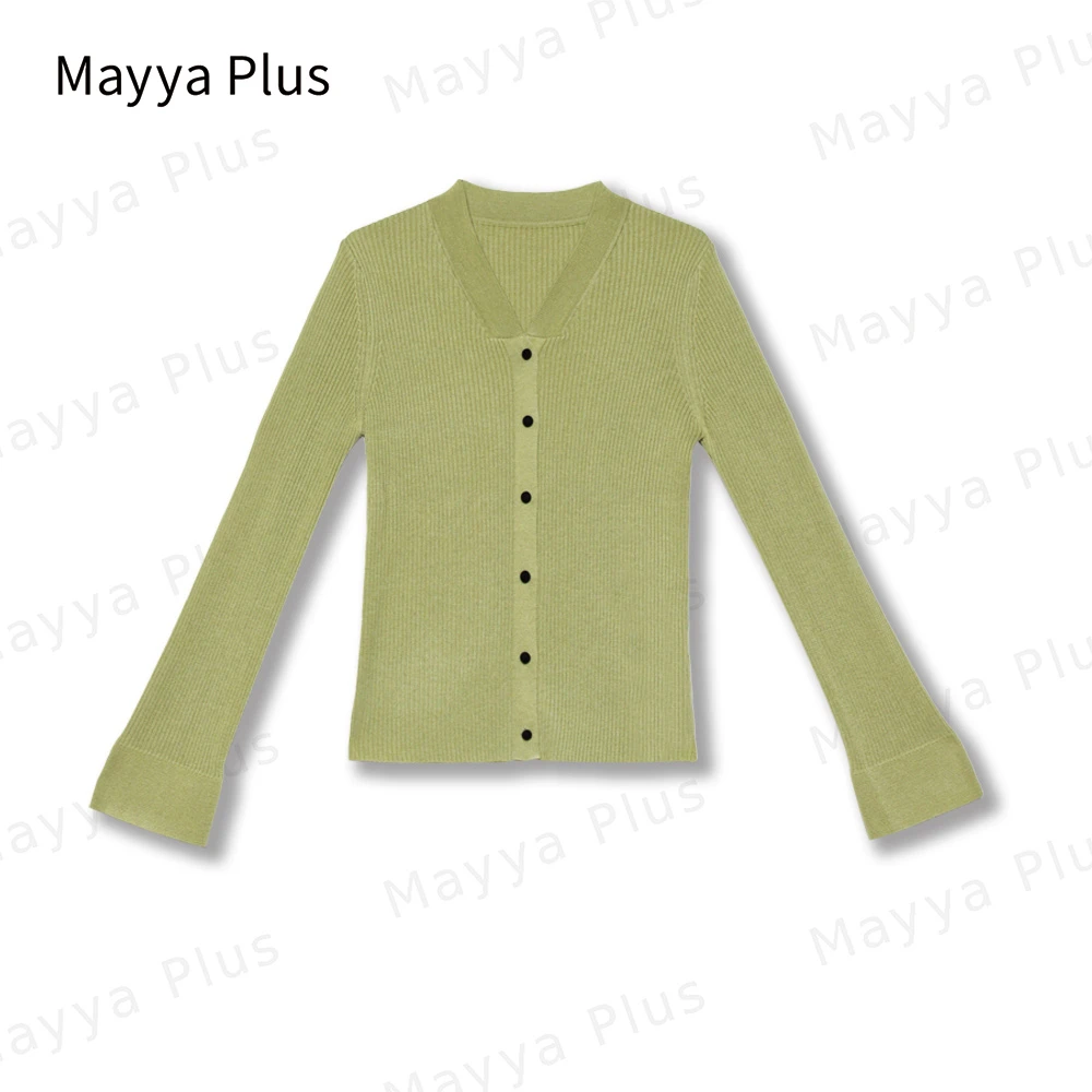 【春日童话】Mayya Plus时尚新品轻奢气质显瘦百搭款毛衫32416359