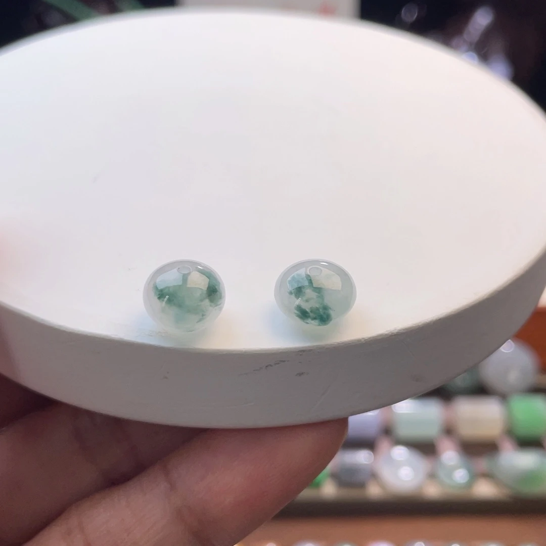 翡翠散珠意境冰飘花鼓珠 多样性选一颗发