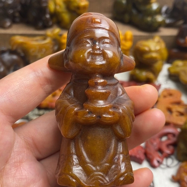 蛇纹石玉未镶嵌颈饰117