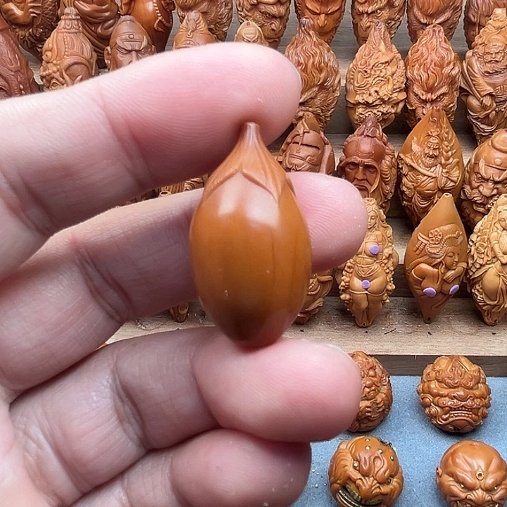 吊坠橄榄核19茄子