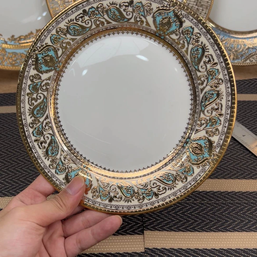 【闪购商品】瓷片8寸平盘两个一单尾单福利