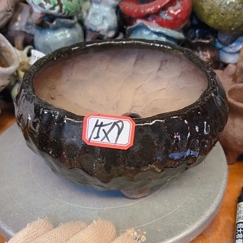 粗陶花盆手工花盆制作就这样