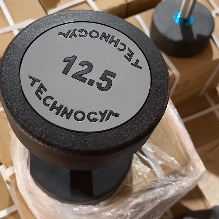 全新纯钢泰诺哑铃12.5公斤一对粉色