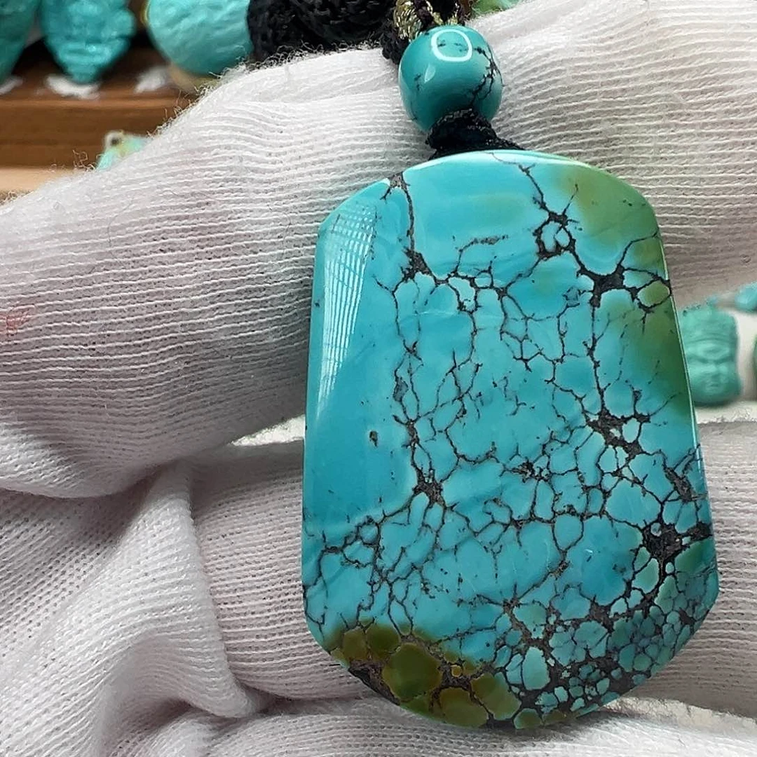 绿松石无事牌 未镶嵌