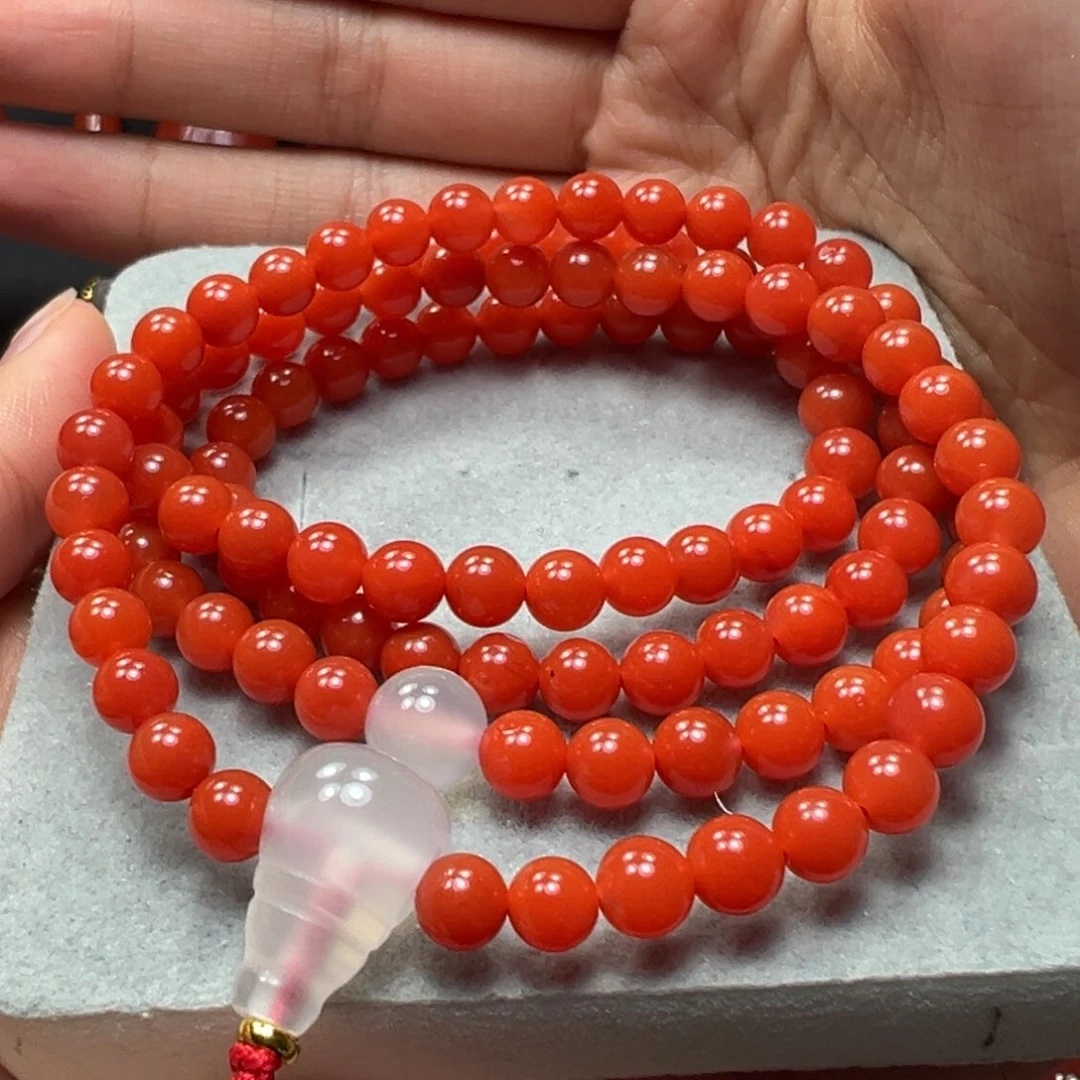 南红玛瑙未镶嵌手串