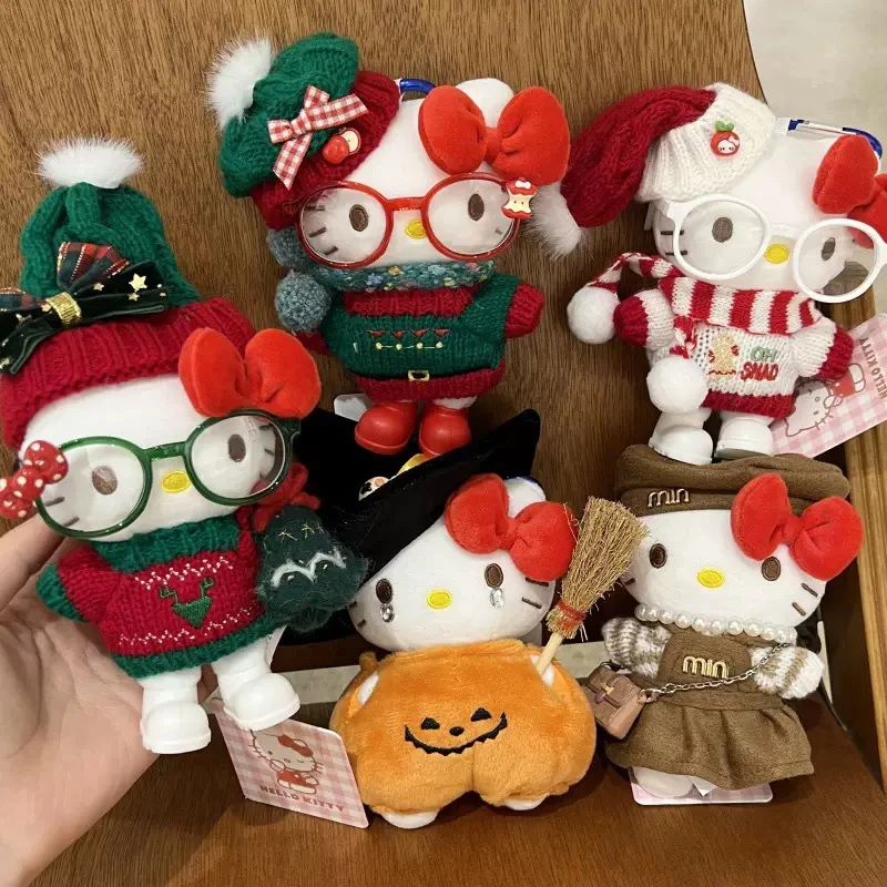 圣诞来袭！HelloKitty包挂件卡通可爱毛绒钥匙扣玩偶送女生礼物