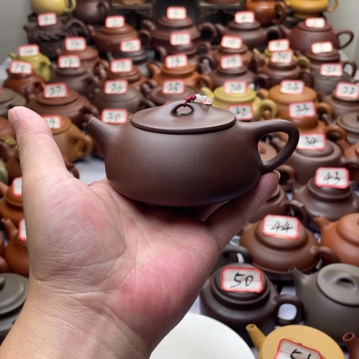 茶壶紫砂宜兴紫砂半手工