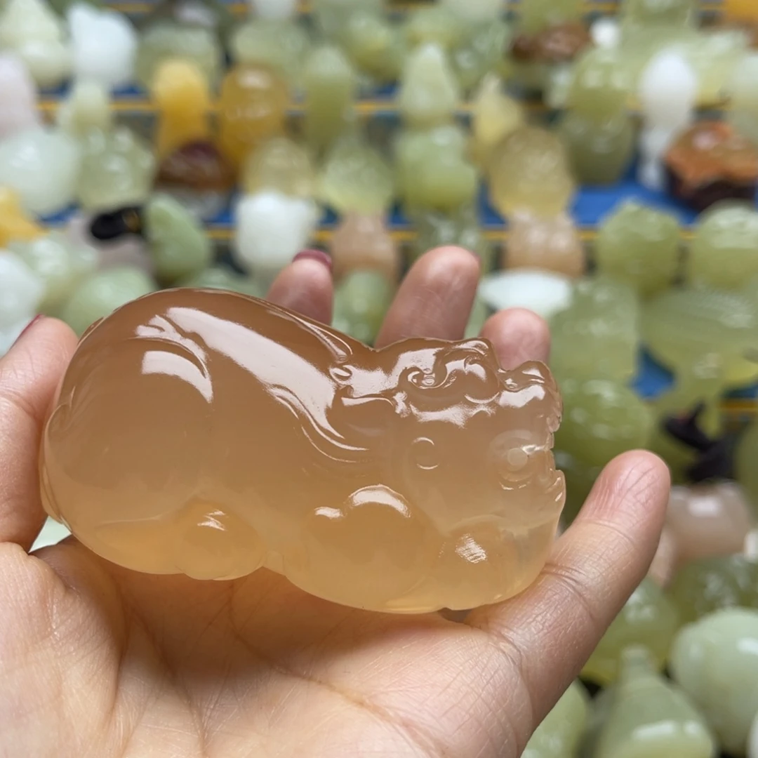 天然雕刻桌面小摆件