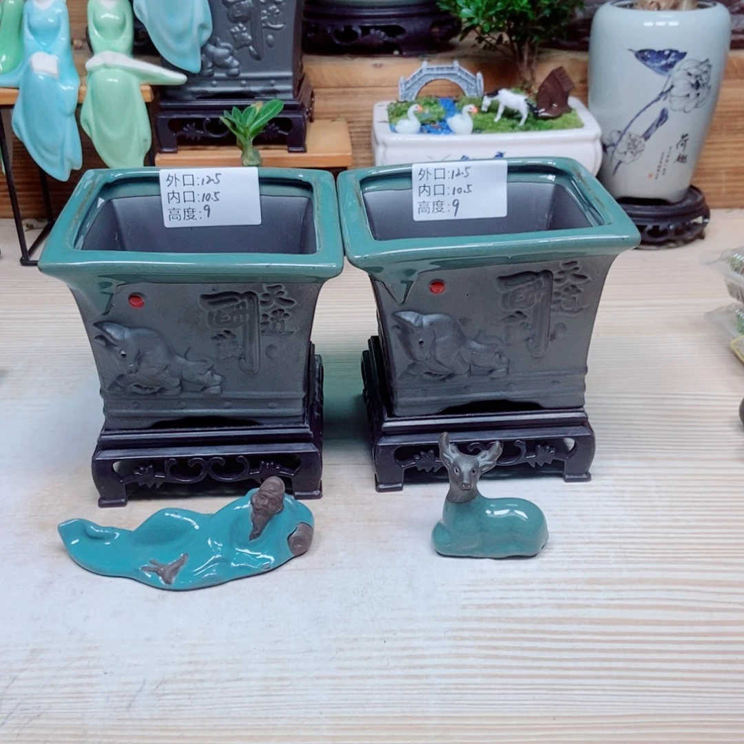 瓷片陶瓷花盆陶瓷艺术