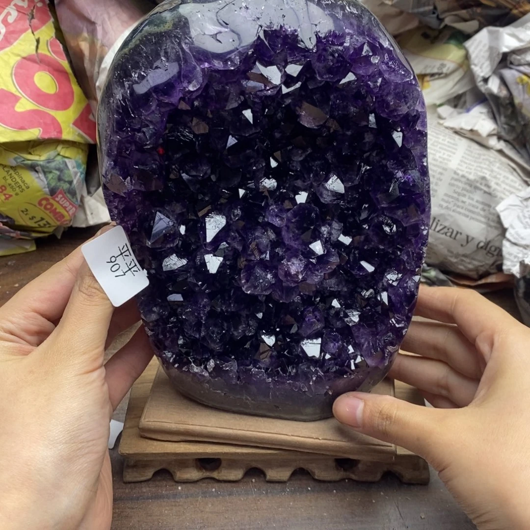 紫晶珠宝半成品未镶嵌