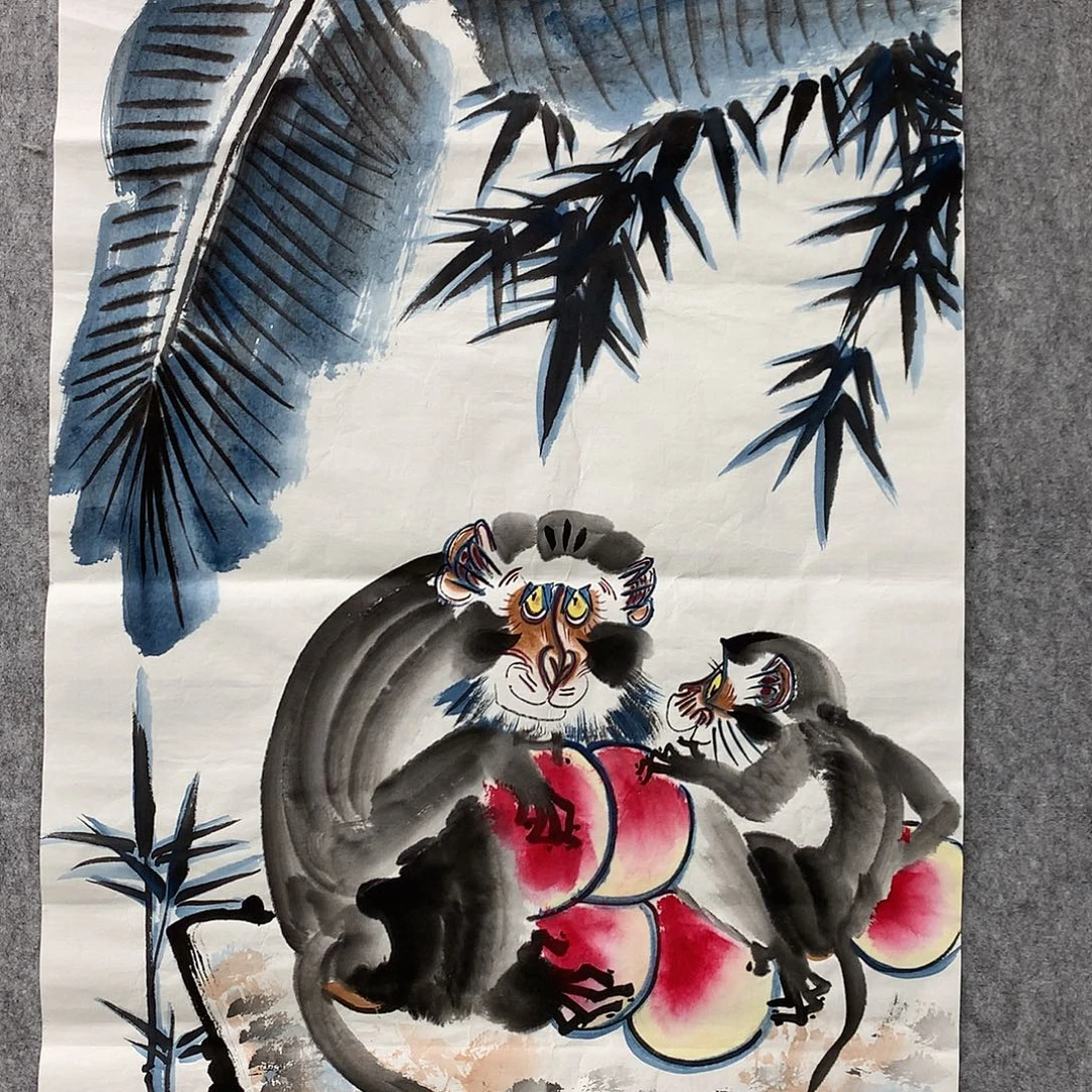 国画李老师三尺作品