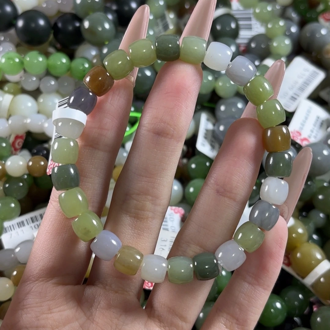 和田玉未镶嵌手链