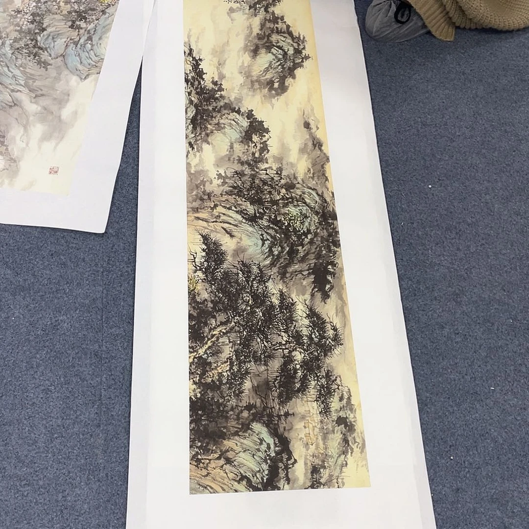 国画作品小姐姐放漏…