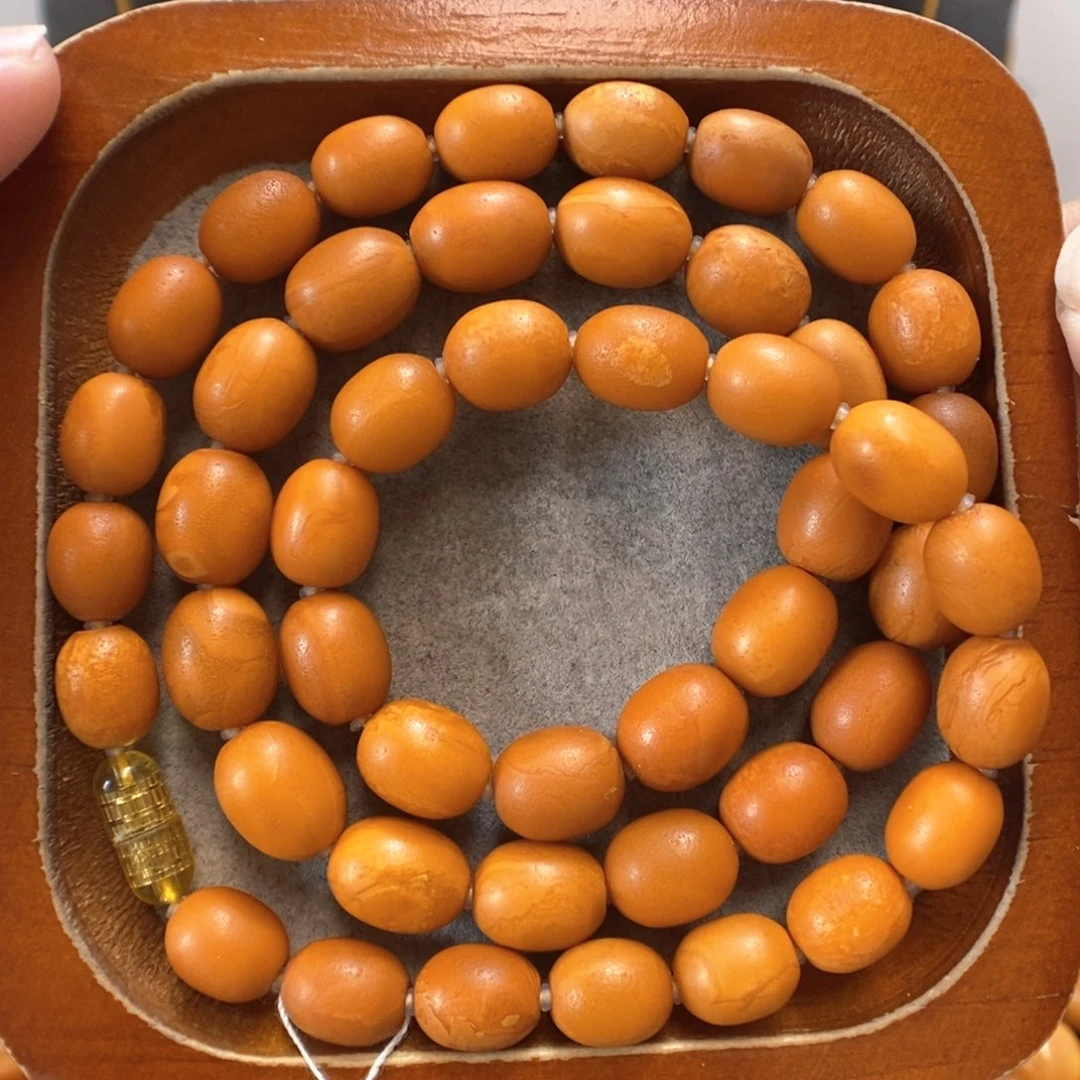 未镶嵌项链蜜蜡项链