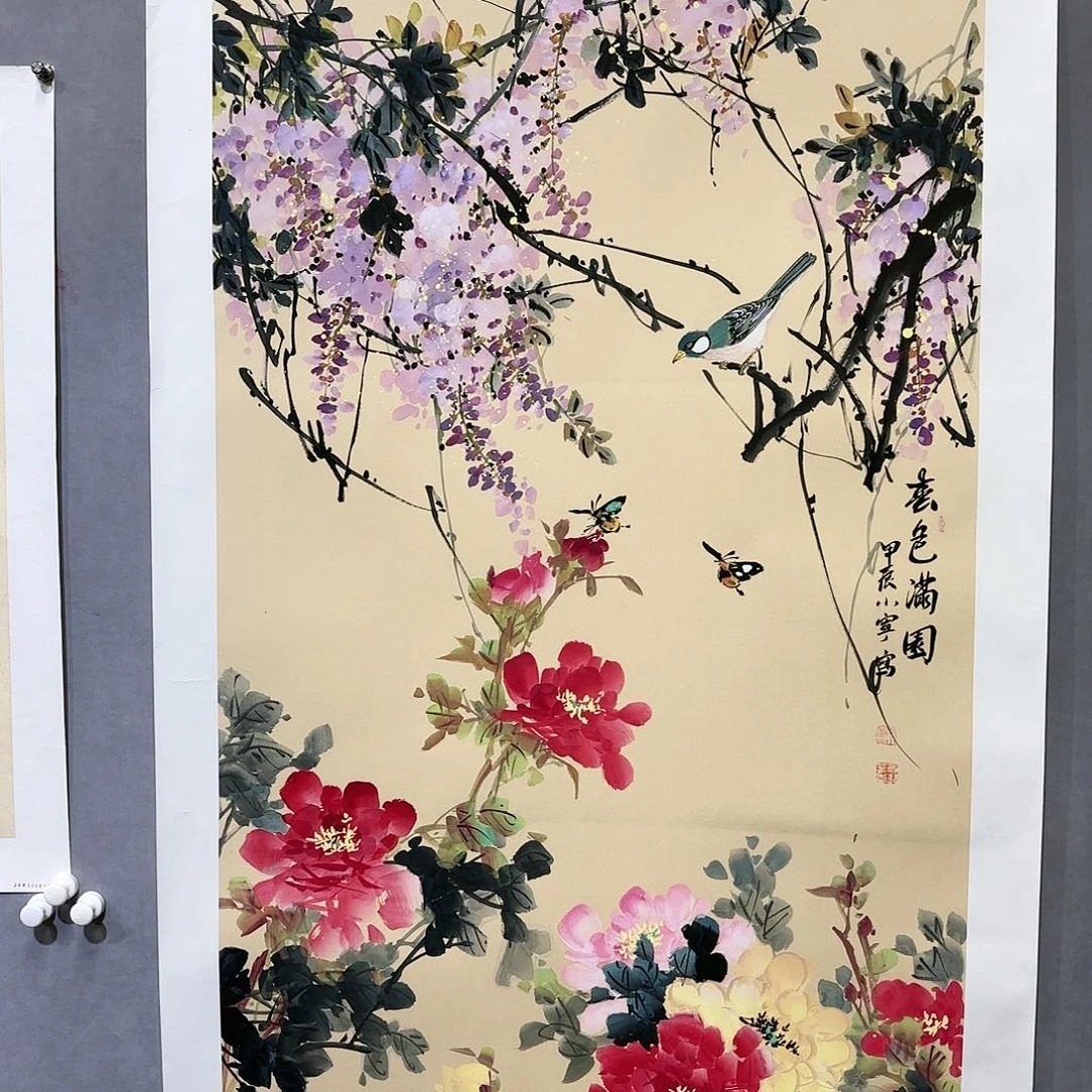 国画国画纯手绘作品请放心去藏