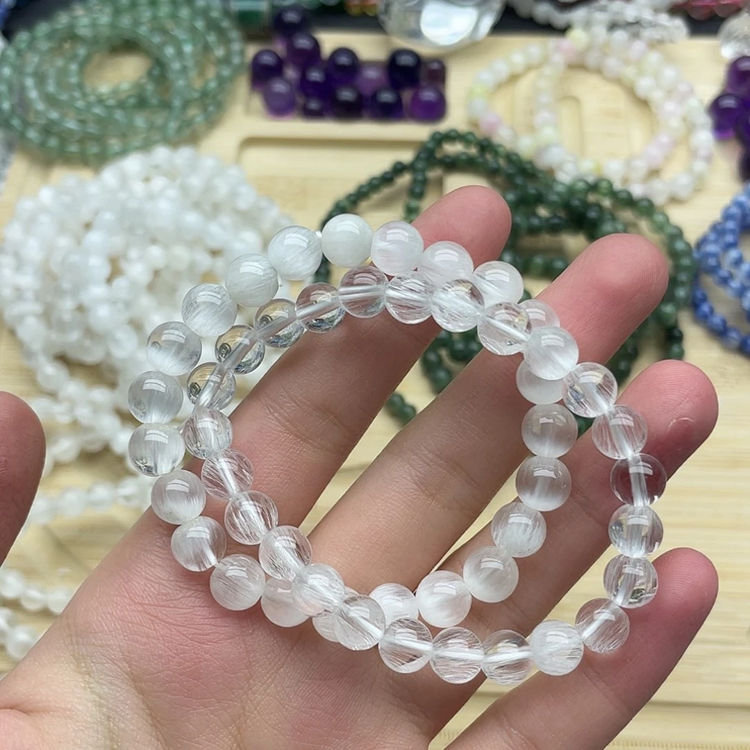 S****烟晶手链银S925镶嵌