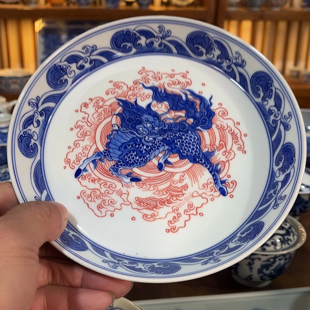 錡镇堂手工手绘壶承