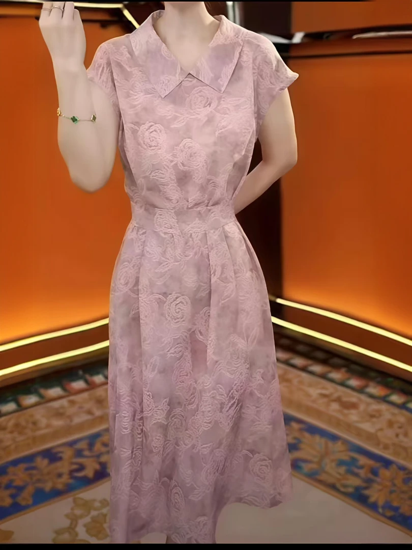 10361-时尚收腰显瘦连衣裙夏季无袖新款气质减龄裙子【A30-2-2】