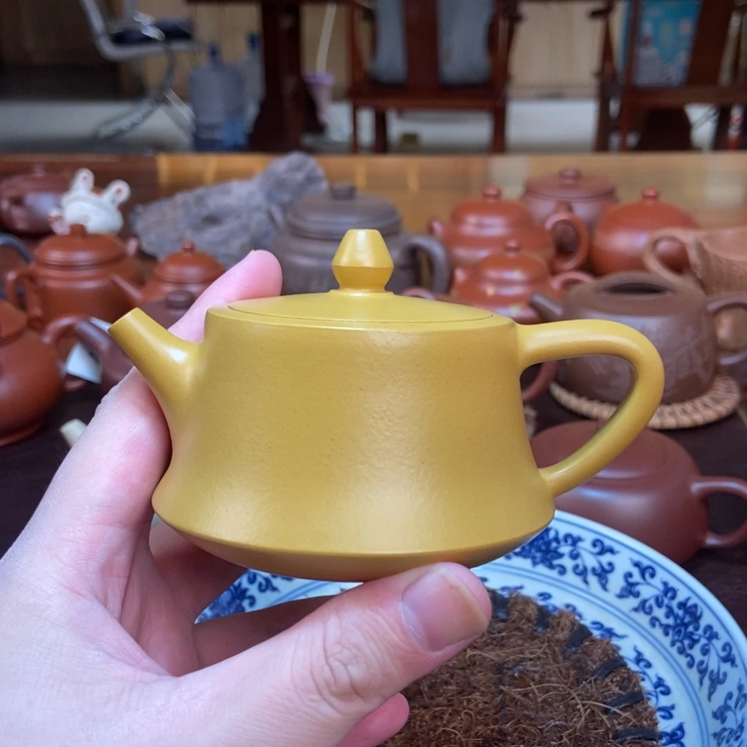茶壶紫砂朝****想柱础紫砂壶