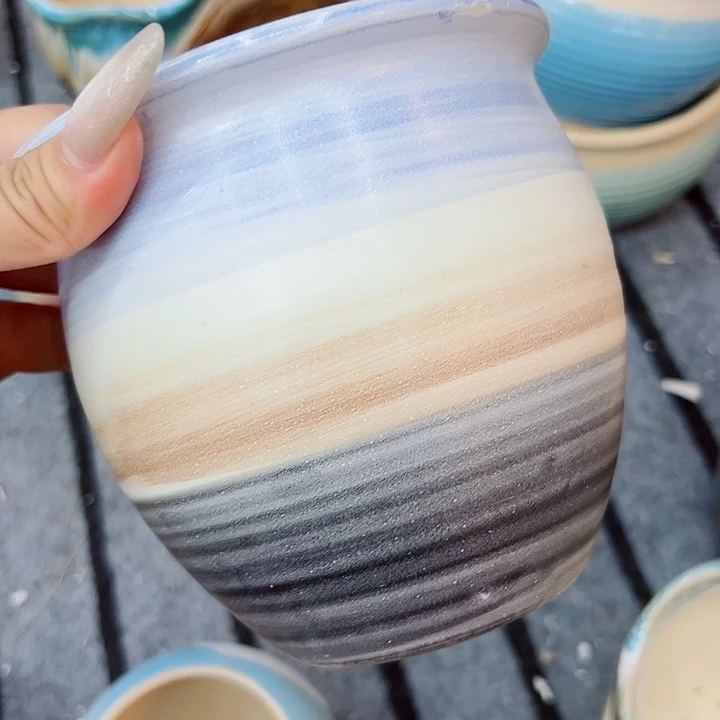 有孔，满10元发货多肉陶瓷花盆