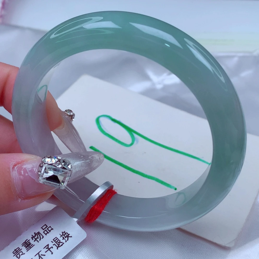 翡翠手镯未镶嵌天然缅甸翡翠A货手镯