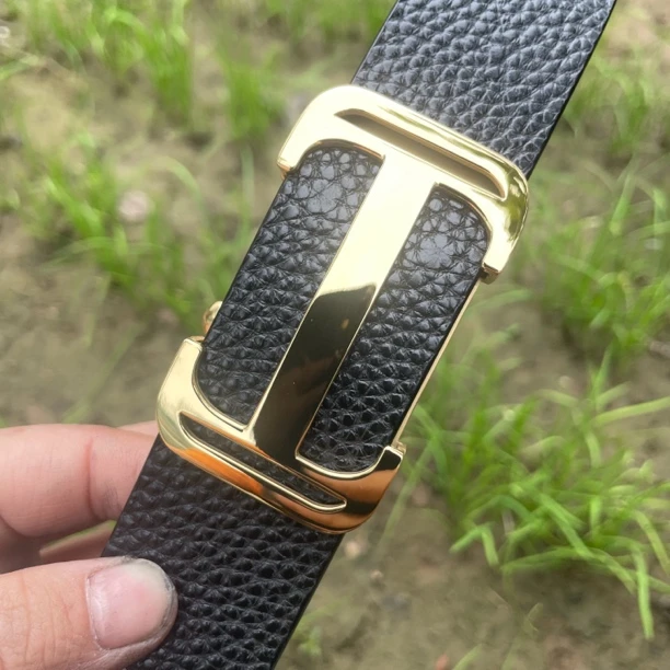 （内穿）祥云自动扣搭配头层牛皮真牛皮腰带头层牛皮裤腰带